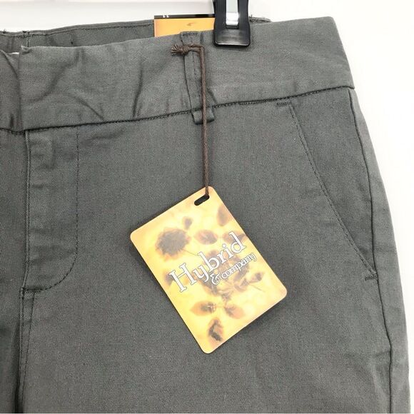Hybrid & Company Charcoal Gray Bermuda Stretch Shorts - Picture 4 of 16